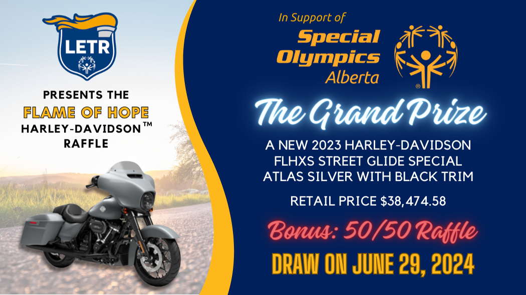 The Law Enforcement Torch Run Flame of Hope Harley Raffle for Special