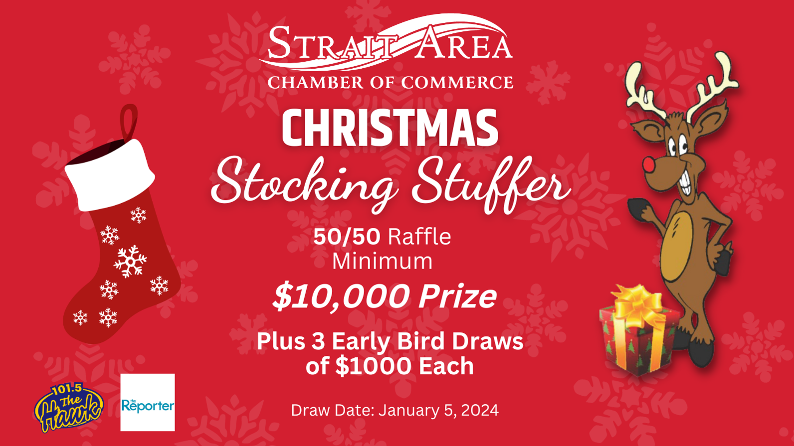 Strait Area Chamber of Commerce Christmas 50/50 Raffle | Rafflebox