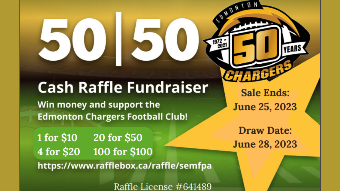 South Edmonton Minor Football Parents Association 50/50 Cash